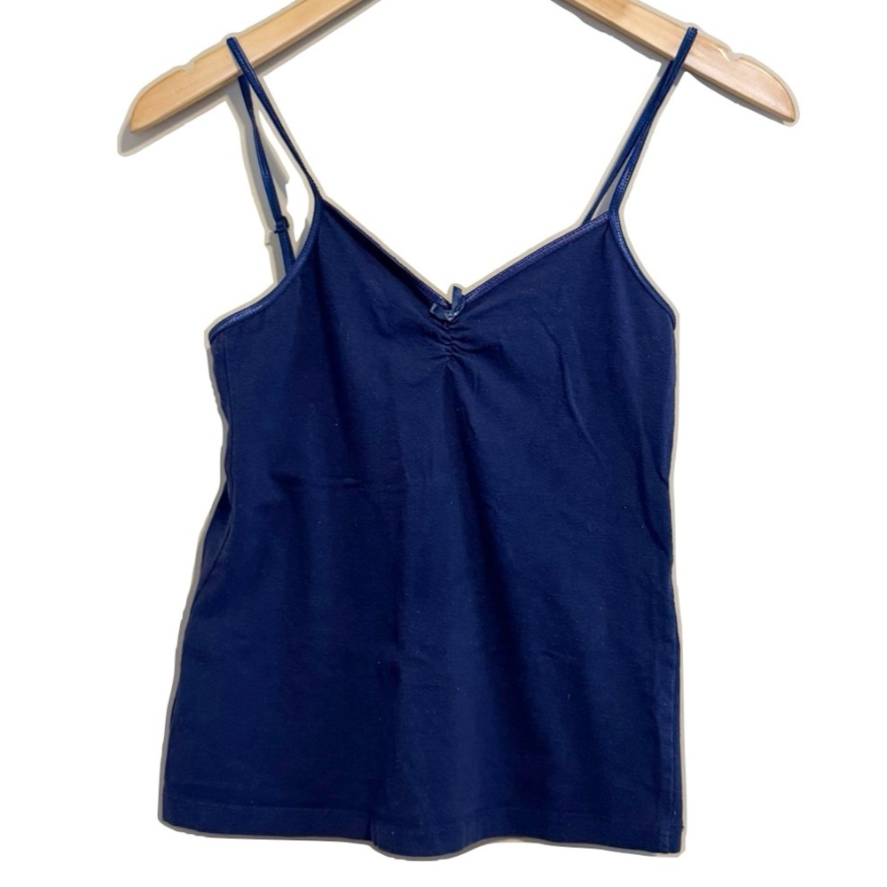 Hanes Cami 3 for 15 SALE CLEARANCE Blue Spaghetti Strap Tank Top